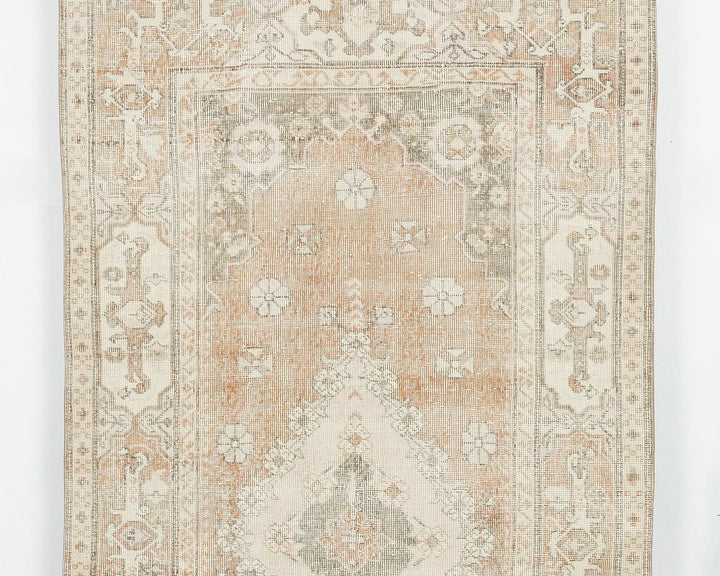 Multicolor Turkish Oushak Rug 6'11" x 3'11" Hand-Knotted | No. VR77207