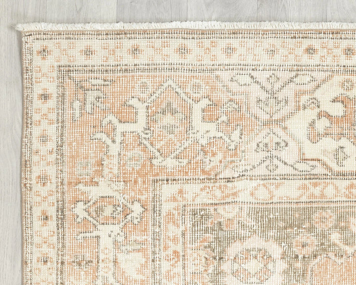 Multicolor Turkish Oushak Rug 6'11" x 3'11" Hand-Knotted | No. VR77207