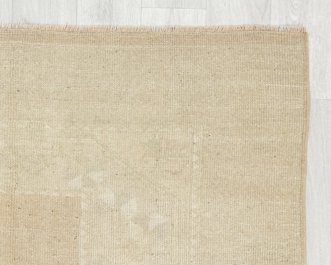 Multicolor Turkish Oushak Rug 3'7" x 6'7" Hand-Knotted | No. VR77218
