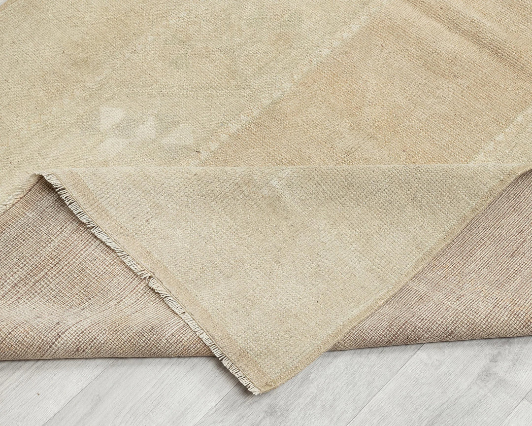 Multicolor Turkish Oushak Rug 3'7" x 6'7" Hand-Knotted | No. VR77218
