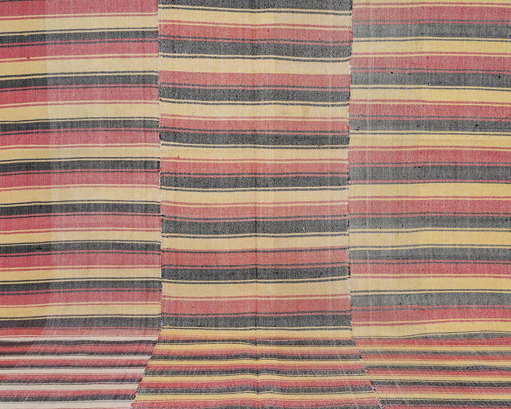 Multicolor Turkish Kilim Rug 6' x 8' 11" Flat-Weave | No. VR77242