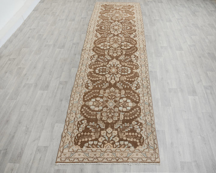 Brown Runner Rug 3' 5" x 13' 1" | No. VR77285