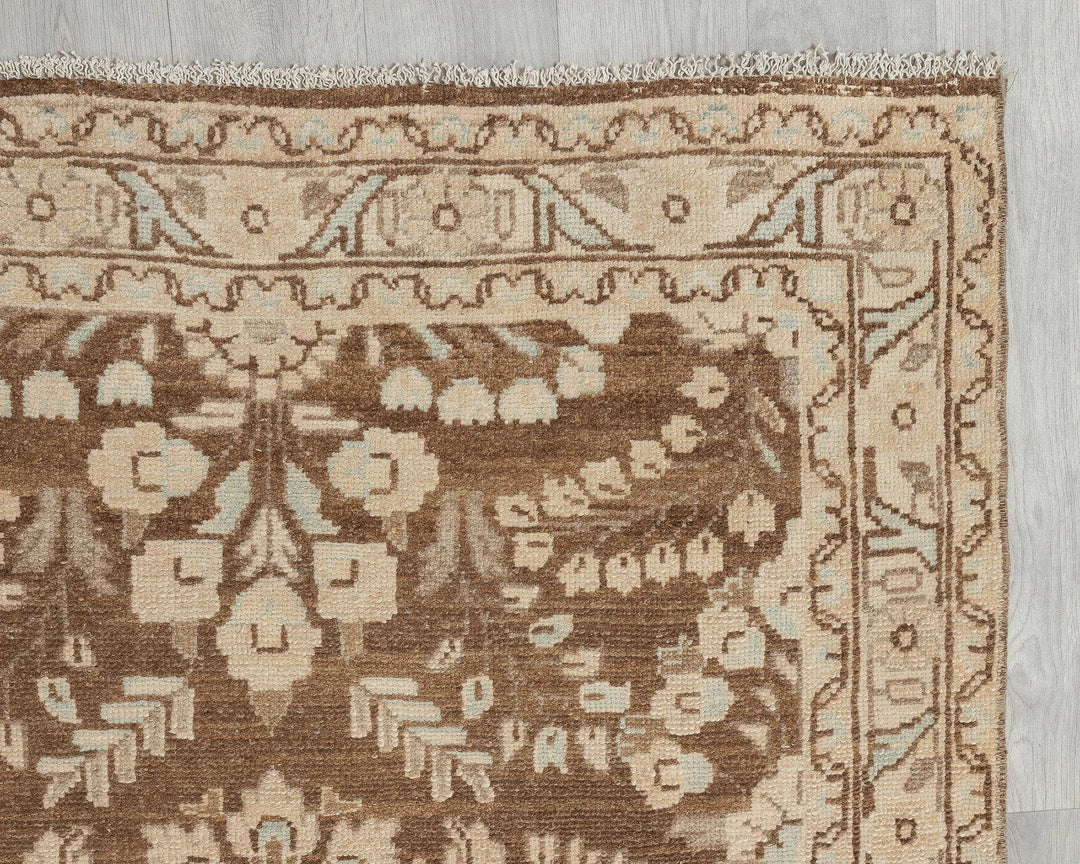 Brown Runner Rug 3' 5" x 13' 1" | No. VR77285