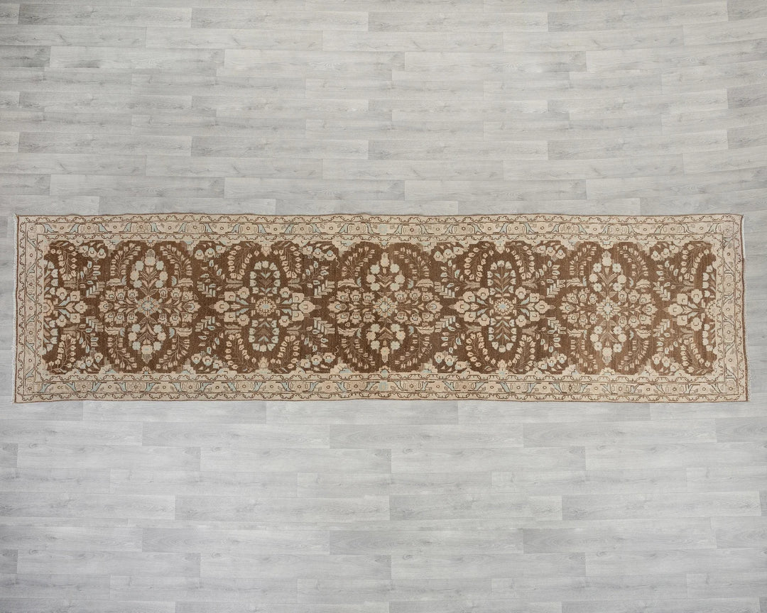 Brown Runner Rug 3' 5" x 13' 1" | No. VR77285