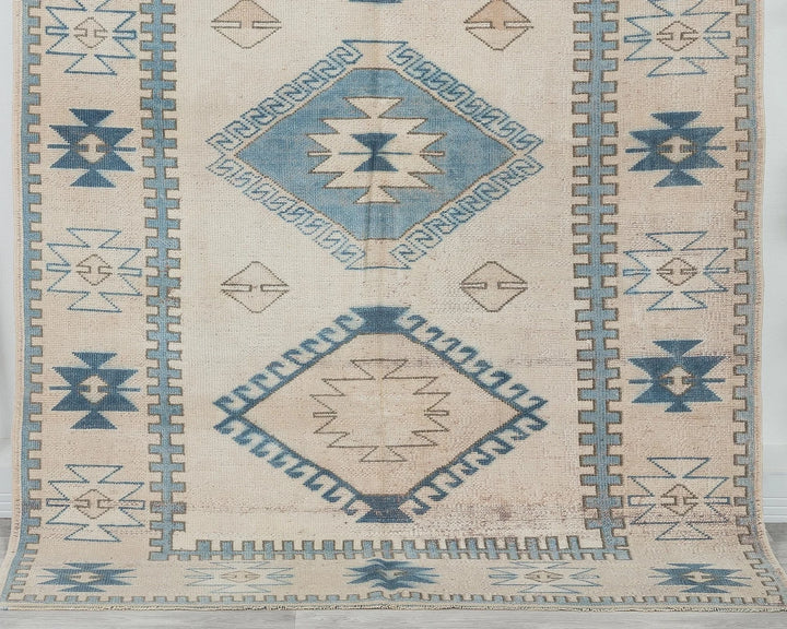 Multicolor Turkish Oushak Rug 5' 5" x 8' 1" Hand-Knotted | No. VR77356