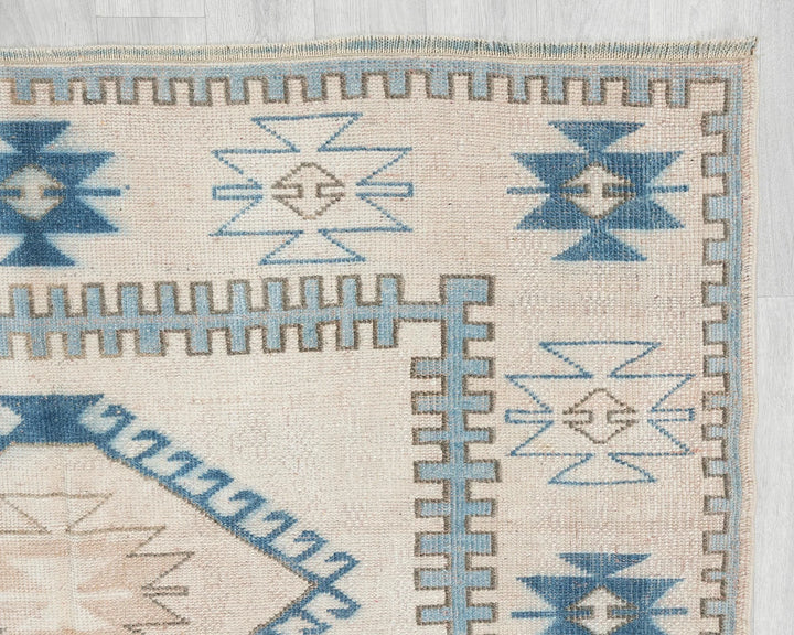 Multicolor Turkish Oushak Rug 5' 5" x 8' 1" Hand-Knotted | No. VR77356