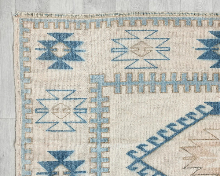 Multicolor Turkish Oushak Rug 5' 5" x 8' 1" Hand-Knotted | No. VR77356