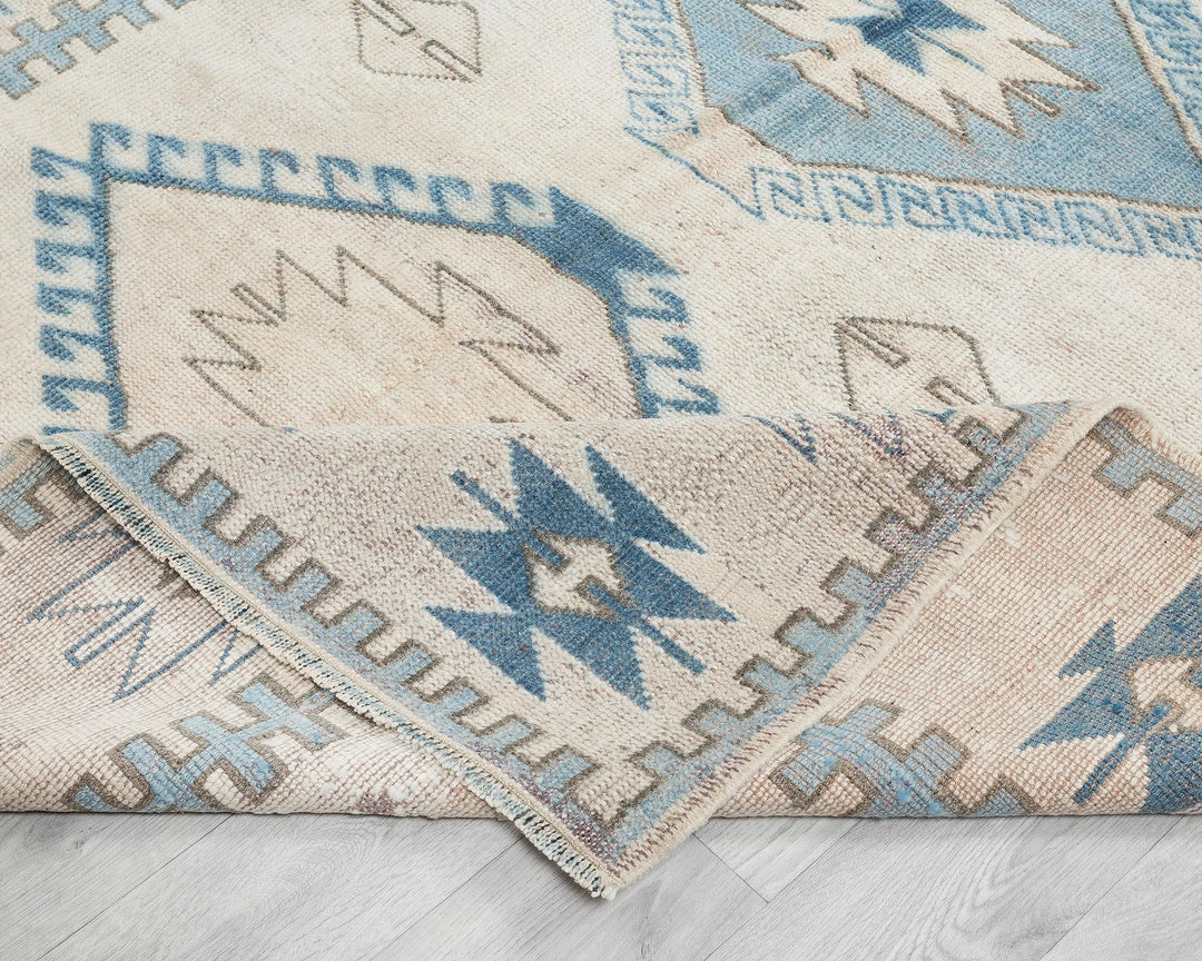 Multicolor Turkish Oushak Rug 5' 5" x 8' 1" Hand-Knotted | No. VR77356