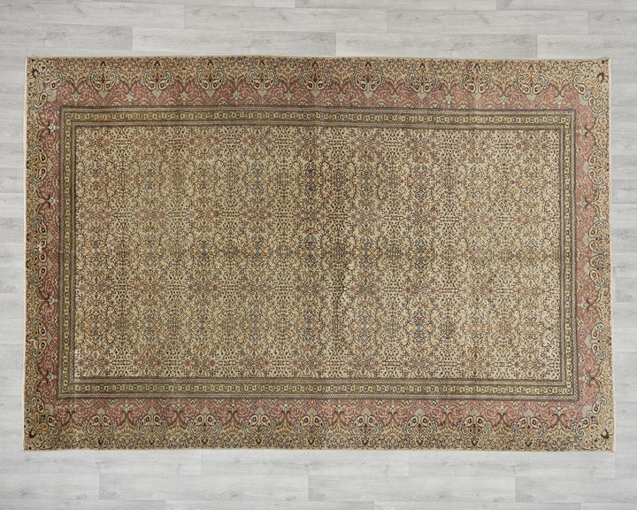 Multicolor Turkish Oushak Rug 6' 7" x 9' 4" Hand-Knotted | No. VR77375