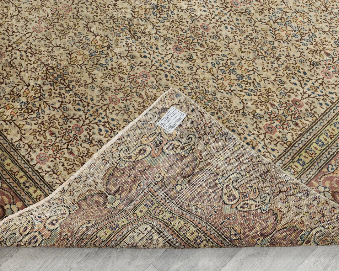 Multicolor Turkish Oushak Rug 6' 7" x 9' 4" Hand-Knotted | No. VR77375