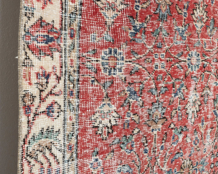 Red Oushak Rug 4' 6" x 7' 4" | No. VR77461