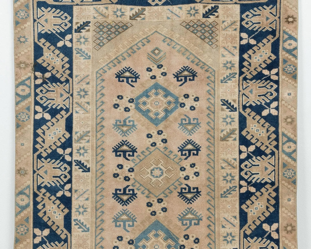 Multicolor Turkish Oushak Rug 3' 11" x 6' Hand-Knotted | No. VR77583