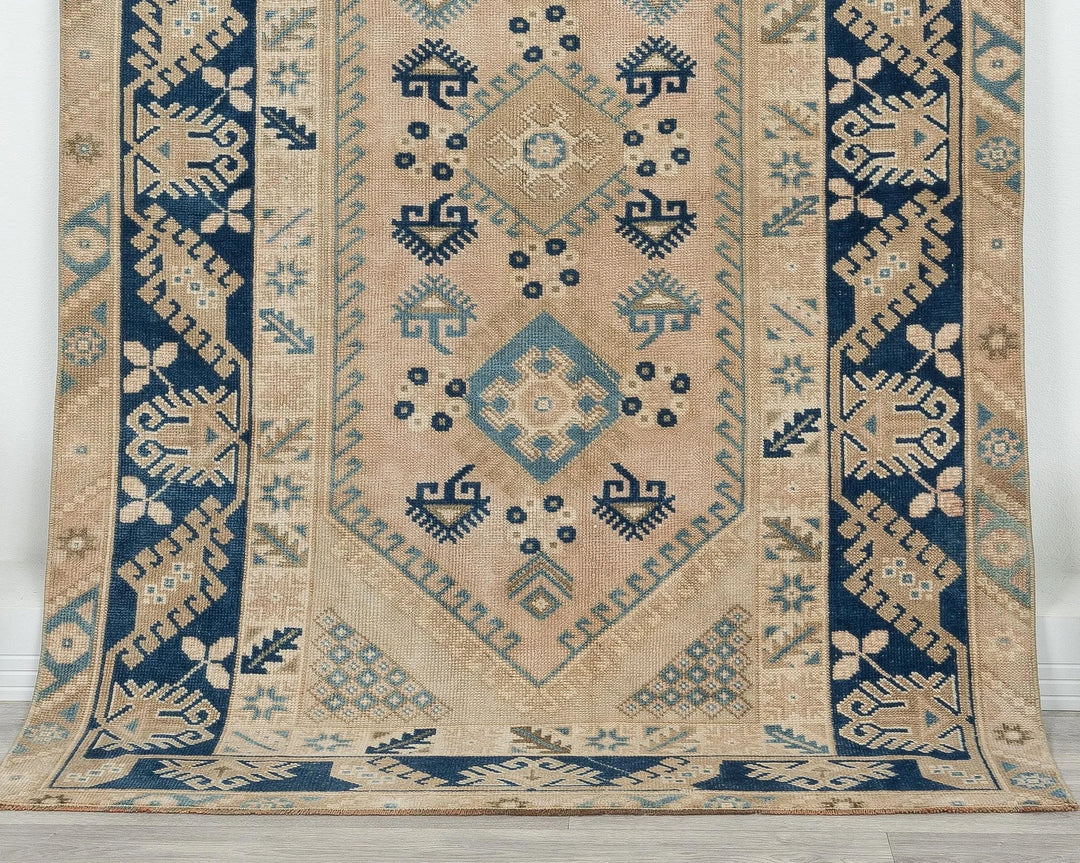 Multicolor Turkish Oushak Rug 3' 11" x 6' Hand-Knotted | No. VR77583