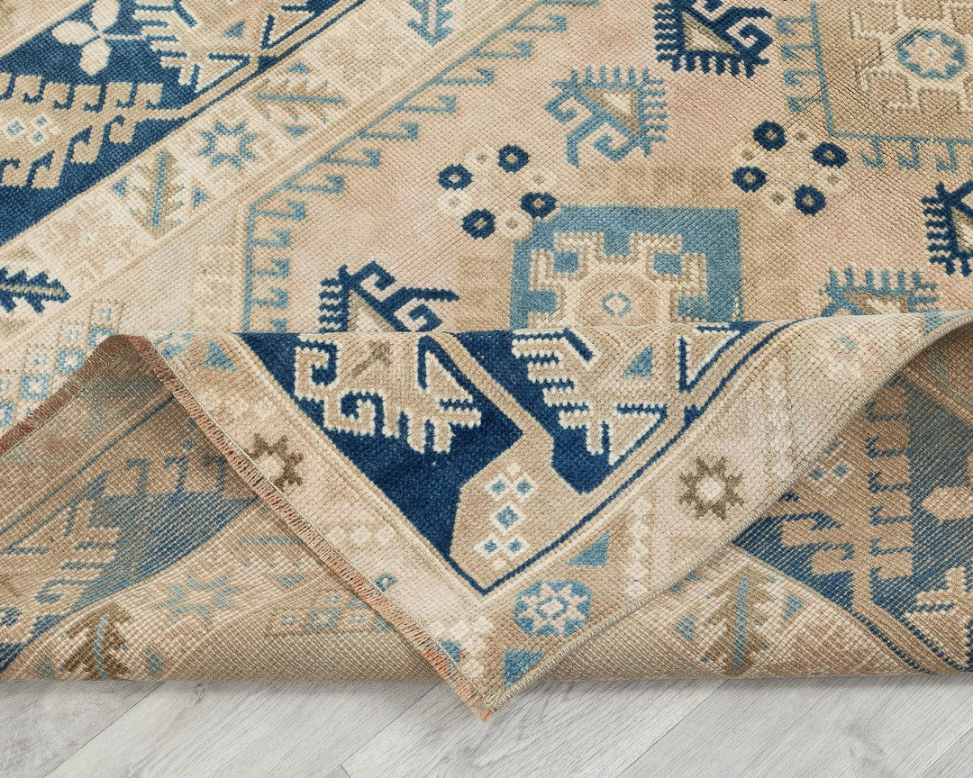 Multicolor Turkish Oushak Rug 3' 11" x 6' Hand-Knotted | No. VR77583