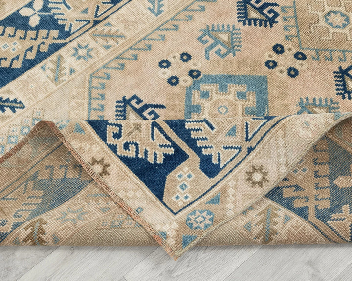 Multicolor Turkish Oushak Rug 3' 11" x 6' Hand-Knotted | No. VR77583