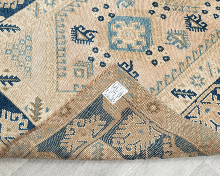Multicolor Turkish Oushak Rug 3' 11" x 6' Hand-Knotted | No. VR77583
