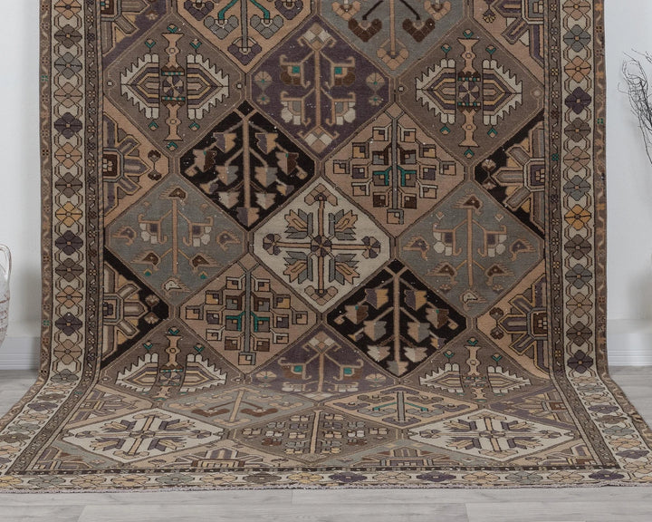 Multicolor Turkish Oushak Rug 6' 9" x 10' Hand-Knotted | No. VR77599