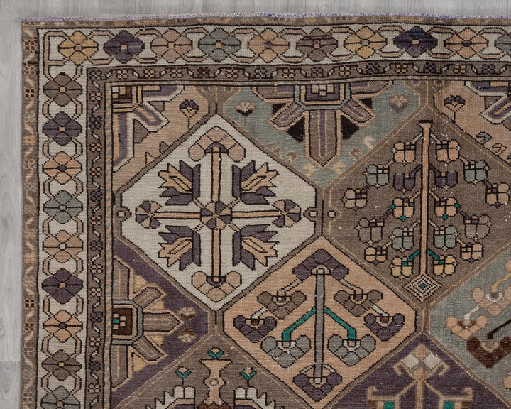 Multicolor Turkish Oushak Rug 6' 9" x 10' Hand-Knotted | No. VR77599