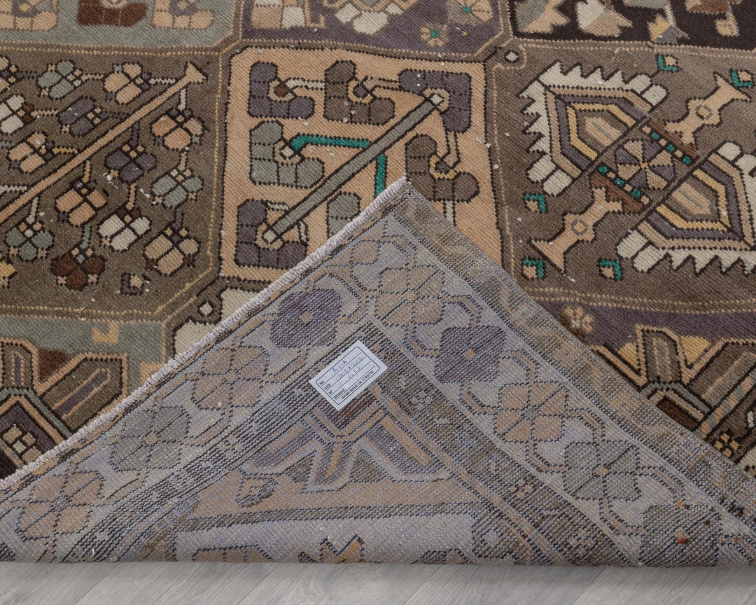 Multicolor Turkish Oushak Rug 6' 9" x 10' Hand-Knotted | No. VR77599