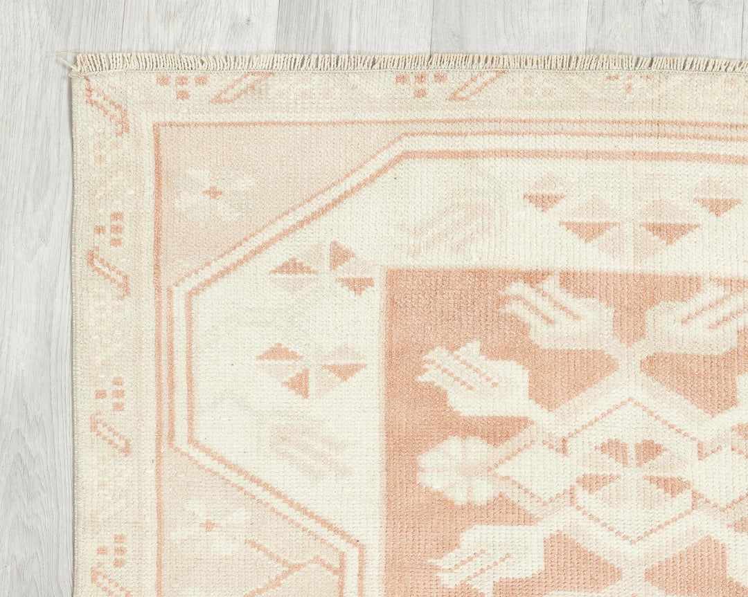 Multicolor Turkish Oushak Rug 2'10" x 4'7" Hand-Knotted | No. VR77783