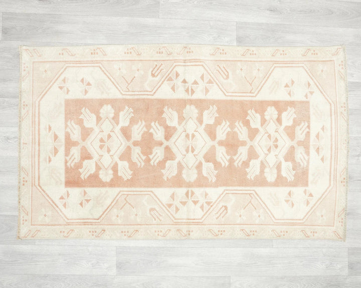Multicolor Turkish Oushak Rug 2'10" x 4'7" Hand-Knotted | No. VR77783