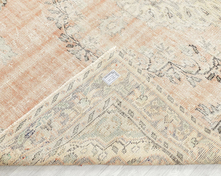 Multicolor Turkish Oushak Rug 5' 11" x 9' 5" Hand-Knotted | No. VR77804