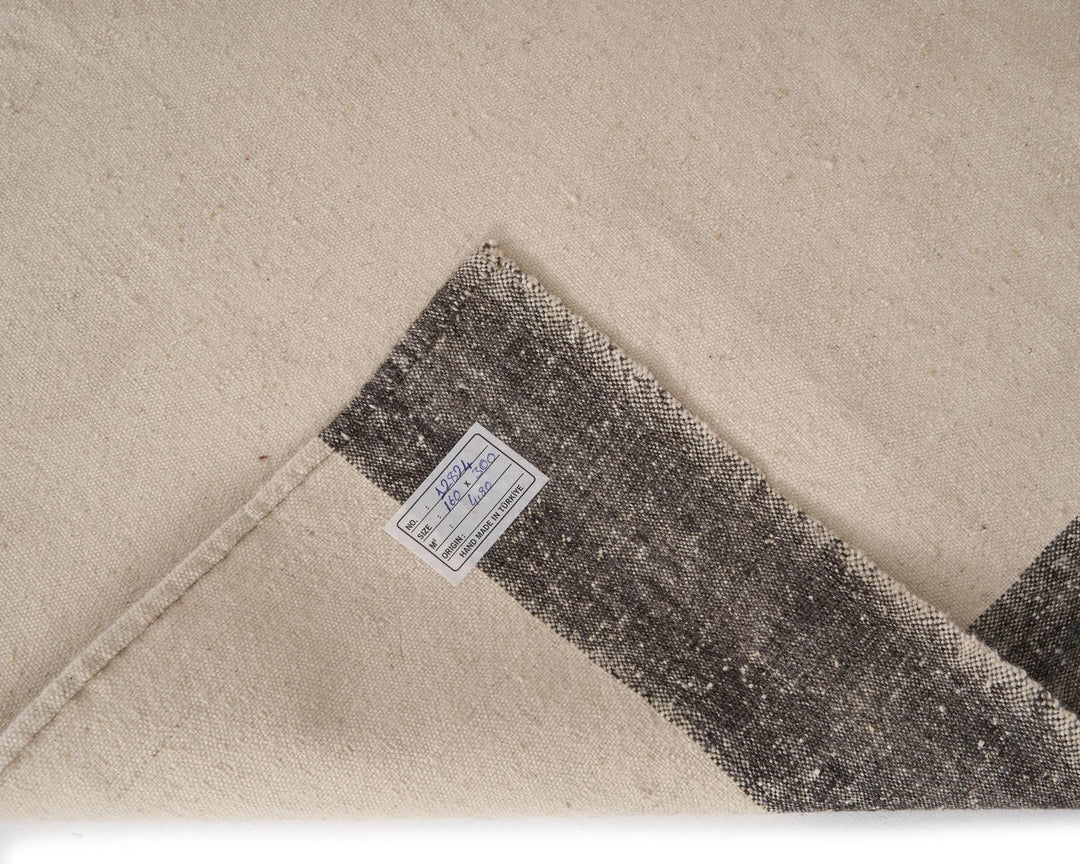 Beige Kilim Rug 6' 1" x 7' 5" | No. VR77819