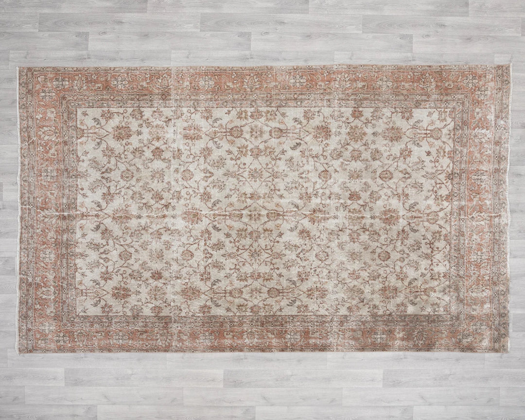 Multicolor Turkish Oushak Rug 190' x 301' Hand-Knotted | No. VR77860