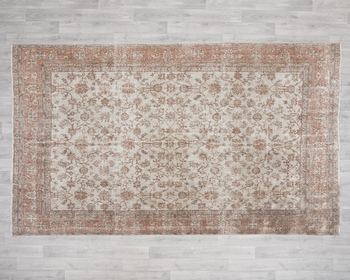 Multicolor Turkish Oushak Rug 190' x 301' Hand-Knotted | No. VR77860