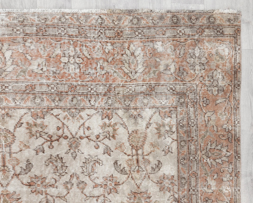 Multicolor Turkish Oushak Rug 190' x 301' Hand-Knotted | No. VR77860