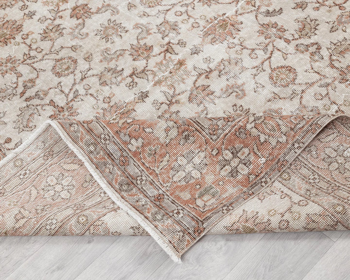 Multicolor Turkish Oushak Rug 190' x 301' Hand-Knotted | No. VR77860