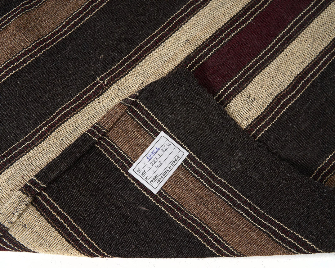 Multicolor Turkish Kilim Rug 9'2" x 12'7" Flat-Weave | No. VR77914
