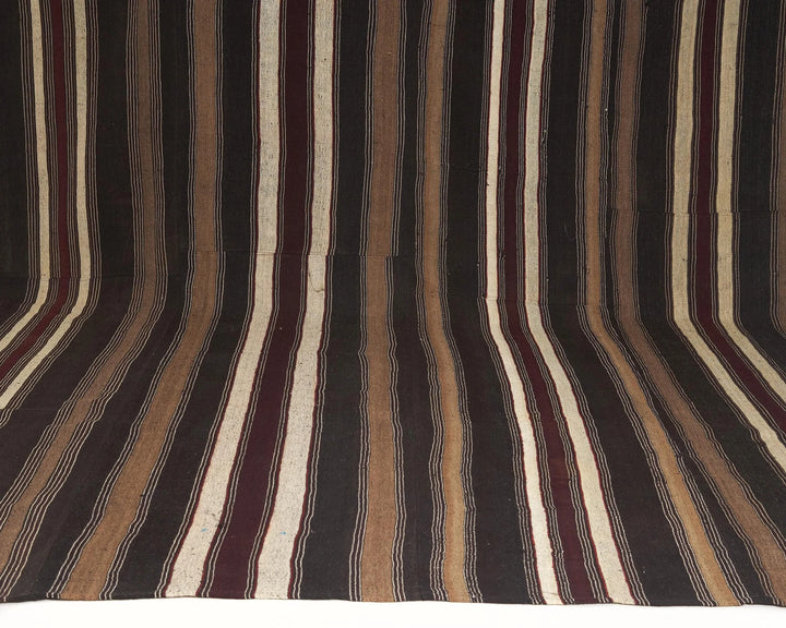 Multicolor Turkish Kilim Rug 9'2" x 12'7" Flat-Weave | No. VR77914