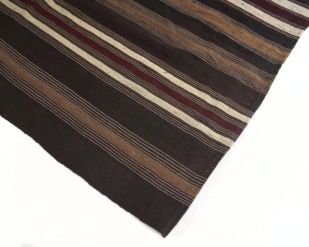 Multicolor Turkish Kilim Rug 9'2" x 12'7" Flat-Weave | No. VR77914