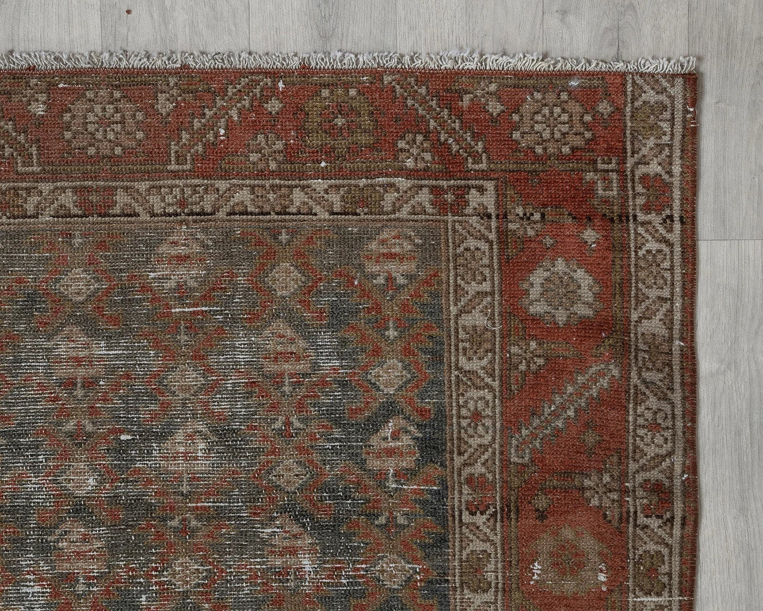 Red Runner Rug 2' 11" x 13' 7" | No. VR77927