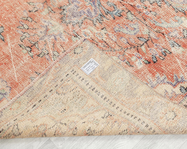 Multicolor Turkish Oushak Rug 5'8" x 9'8" Hand-Knotted | No. VR78054