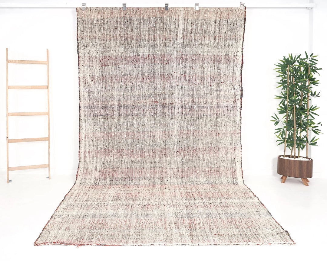 Multicolor Turkish Kilim Rug 5' 8" x 10' 1" Flat-Weave | No. VR78215