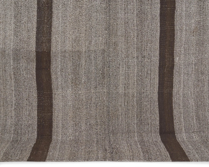 Black Kilim Rug 6' 5" x 8' 2" | No. VR78248