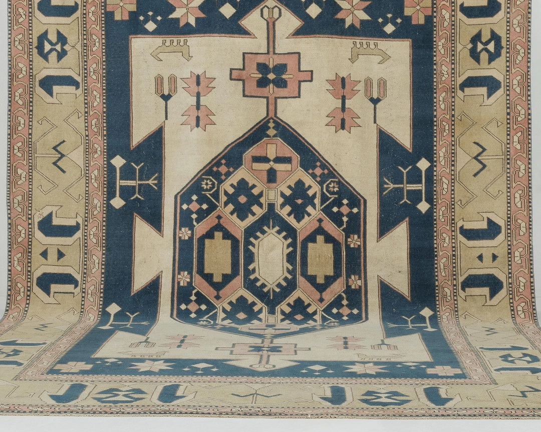 Multicolor Turkish Oushak Rug 7' 10" x 11' 2" Hand-Knotted | No. VR78262