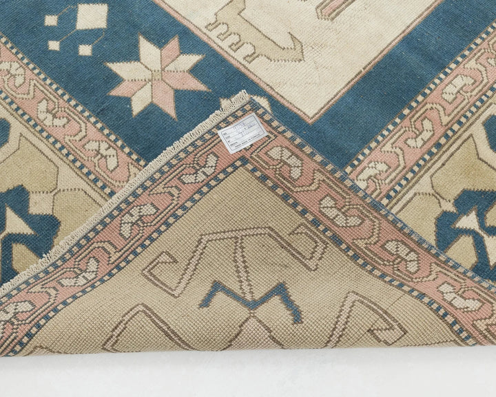 Multicolor Turkish Oushak Rug 7' 10" x 11' 2" Hand-Knotted | No. VR78262