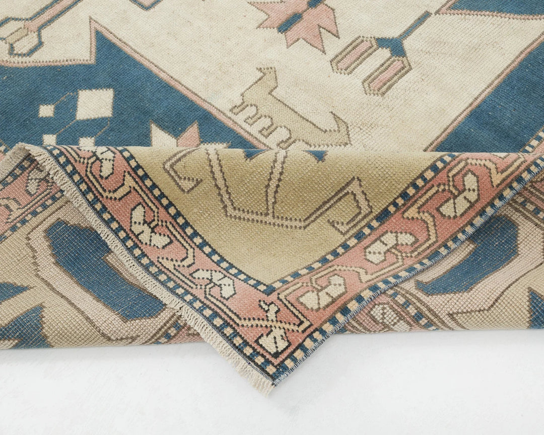 Multicolor Turkish Oushak Rug 7' 10" x 11' 2" Hand-Knotted | No. VR78262