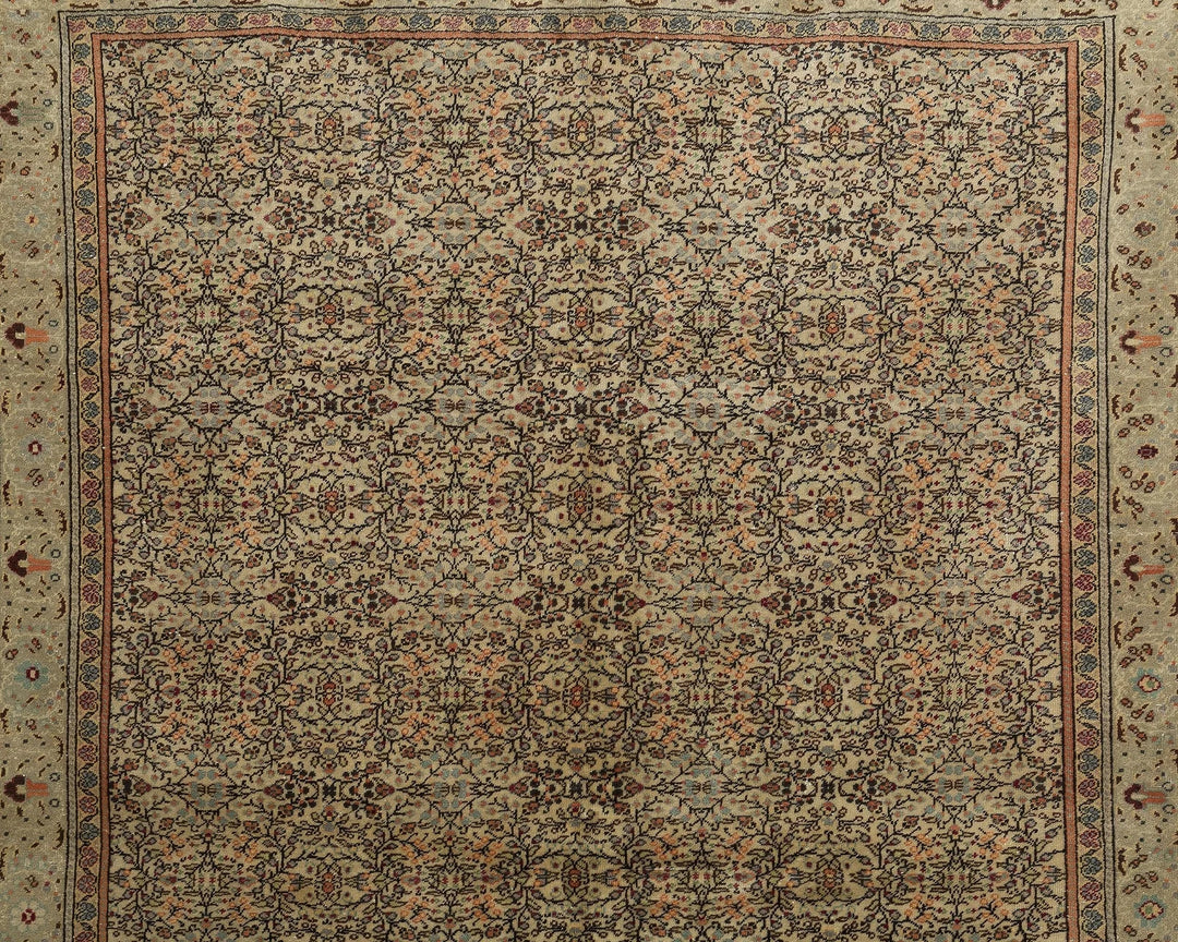 Multicolor Turkish Oushak Rug 6' 4" x 9' 3" Hand-Knotted | No. VR78386