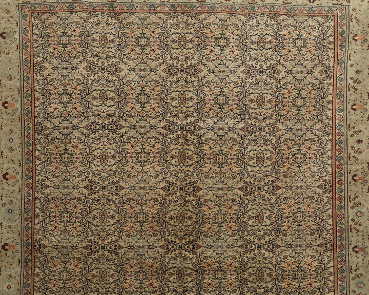 Multicolor Turkish Oushak Rug 6' 4" x 9' 3" Hand-Knotted | No. VR78386