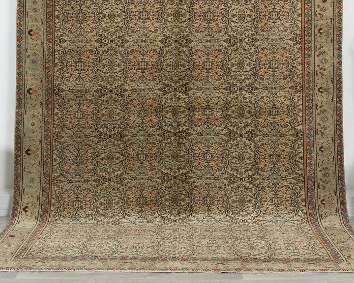 Multicolor Turkish Oushak Rug 6' 4" x 9' 3" Hand-Knotted | No. VR78386