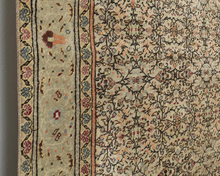 Multicolor Turkish Oushak Rug 6' 4" x 9' 3" Hand-Knotted | No. VR78386