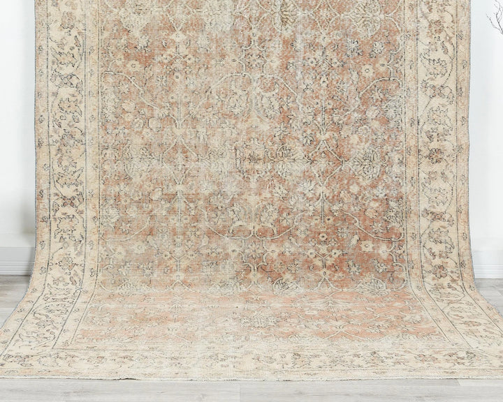 Multicolor Turkish Oushak Rug 5' 10" x 9' 4" Hand-Knotted | No. VR78557