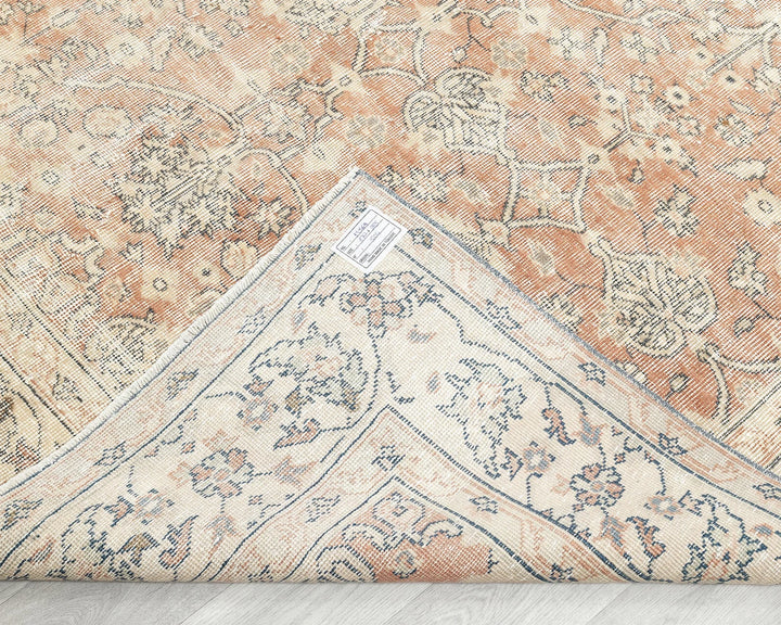 Multicolor Turkish Oushak Rug 5' 10" x 9' 4" Hand-Knotted | No. VR78557
