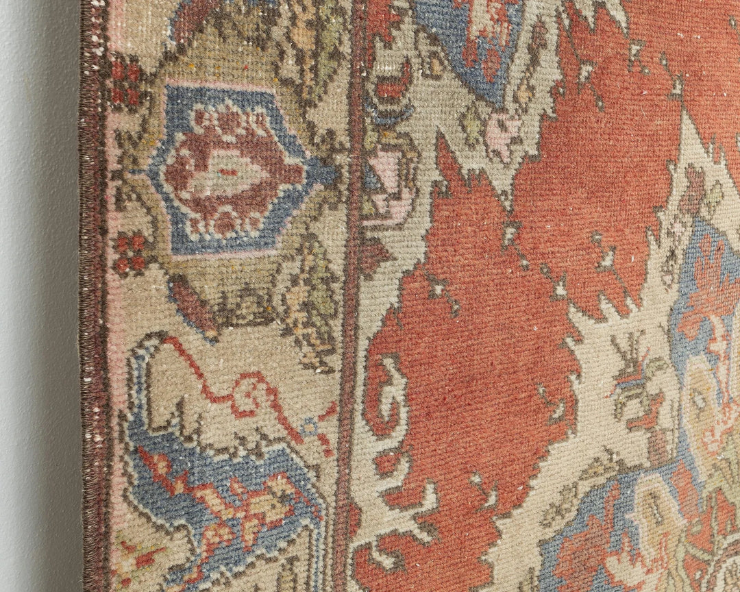 Multicolor Turkish Oushak Rug 7' 10" x 5' Hand-Knotted | No. VR78651