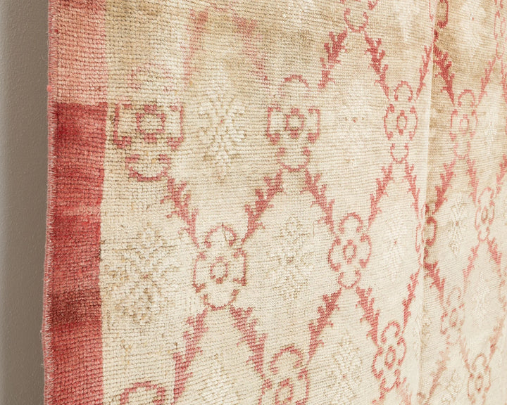 Multicolor Turkish Oushak Rug 4'11" x 8'10" Hand-Knotted | No. VR78724