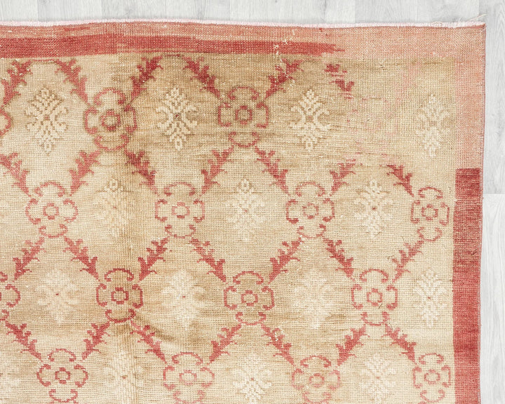 Multicolor Turkish Oushak Rug 4'11" x 8'10" Hand-Knotted | No. VR78724
